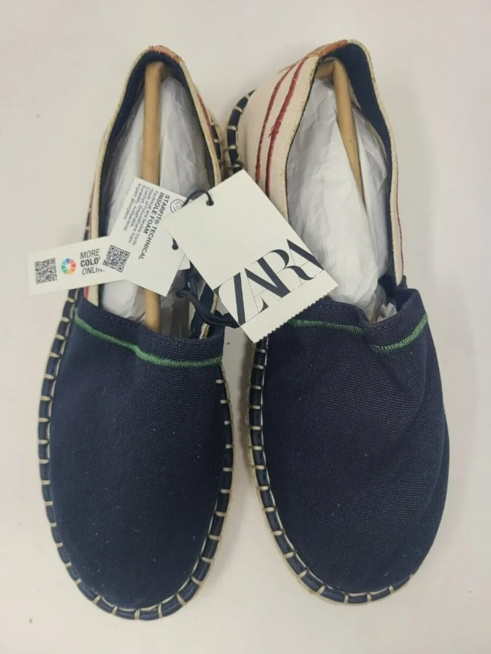 Zara | Mens Patriotic Espadrille Shoes Size 7 2722/823